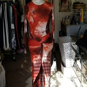 Multicolor dress.